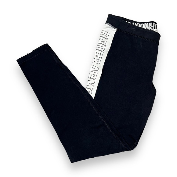 Under Armour Women’s Cotton Leggings Black Size Medium - Picture 1 of 5
